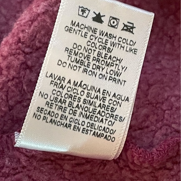 Avocado Blue La Jolla Beach Cropped Sweatshirt raw edge boxy (with flaw) - Picture 10 of 14